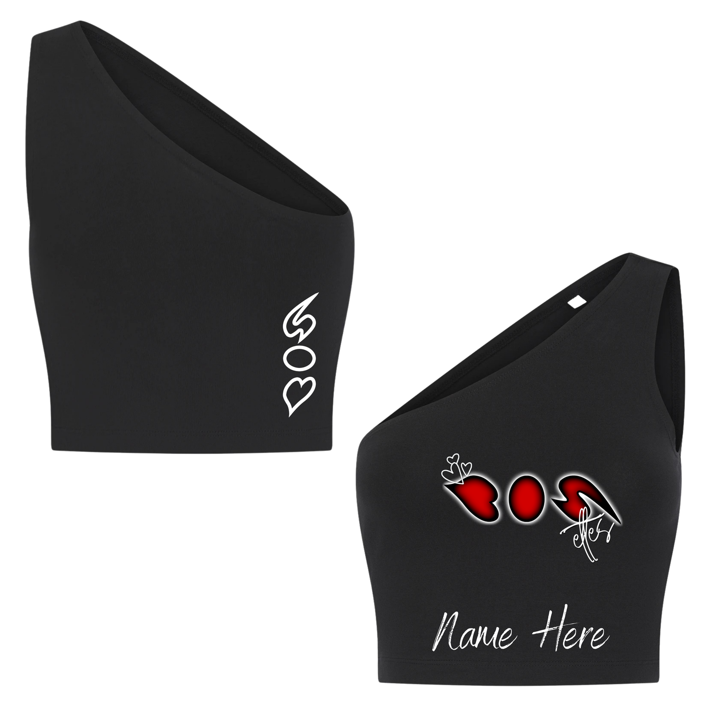 BOS Group One Shoulder Crop