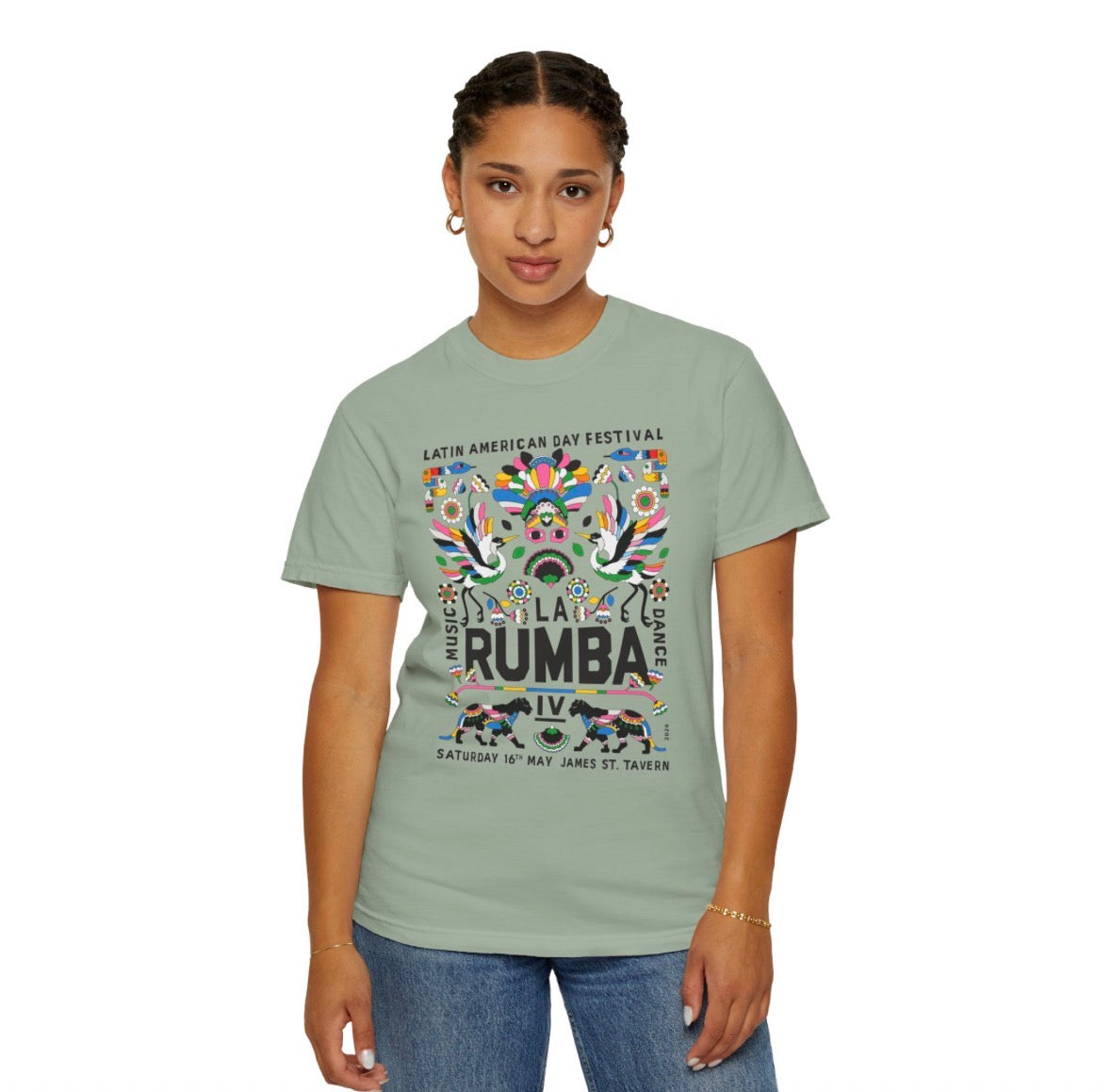 La Rumba Unisex Tshirt Sage
