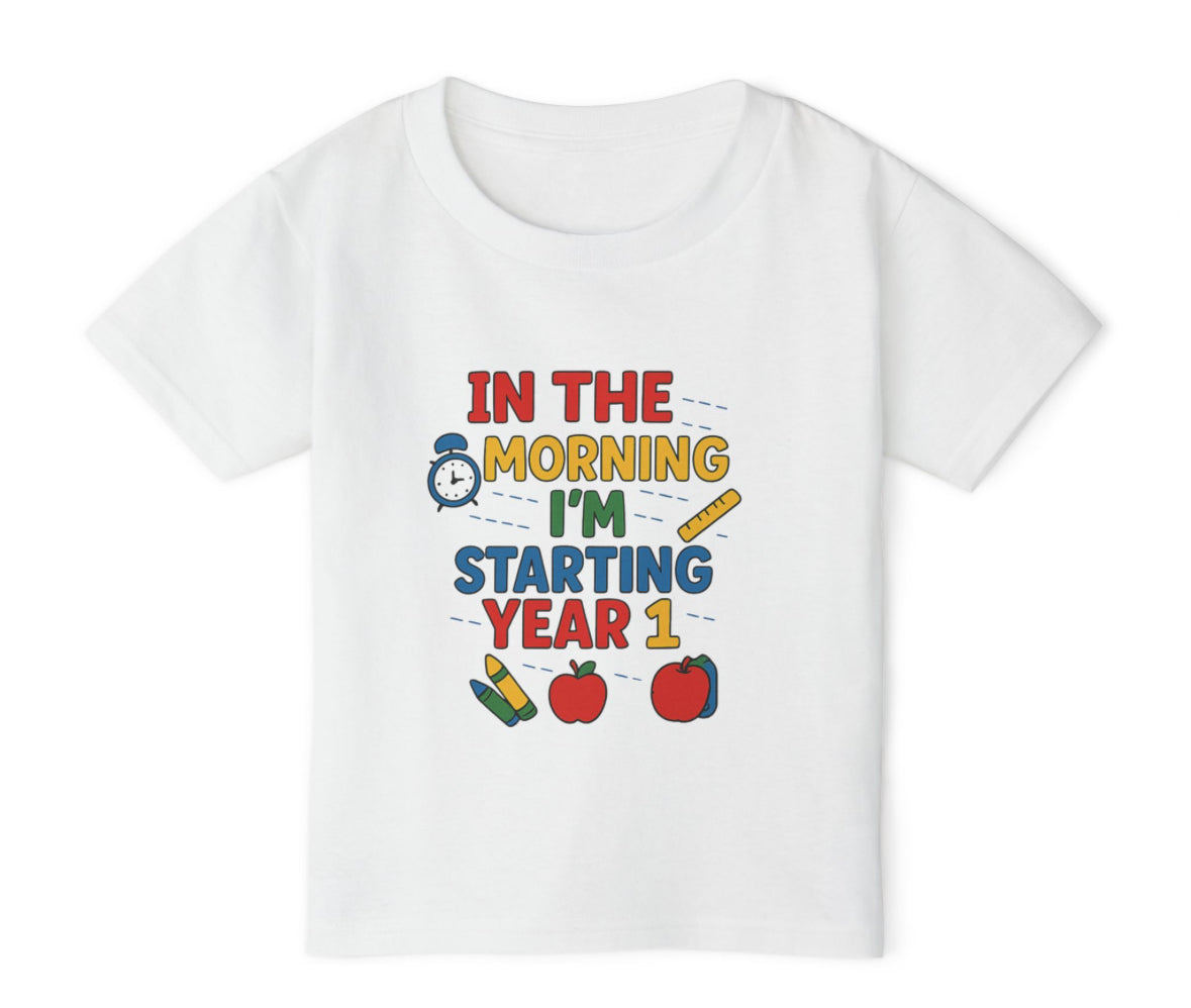 “In the morning I’m starting…” T-shirts!
