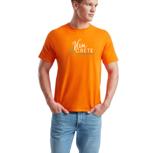 Viva Crete Orange Unisex Tshirt