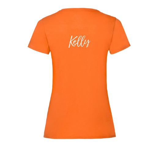 Viva Crete Orange Womens Tshirt