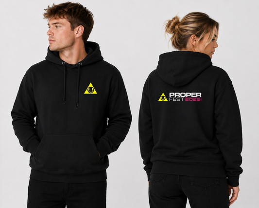 Official PROPER FEST 2026 unisex Hoodie