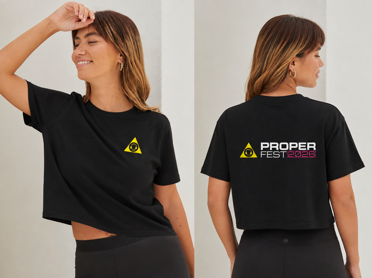 Official PROPER FEST 2026 Cropped Tshirt