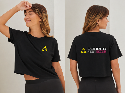 Official PROPER FEST 2026 Cropped Tshirt
