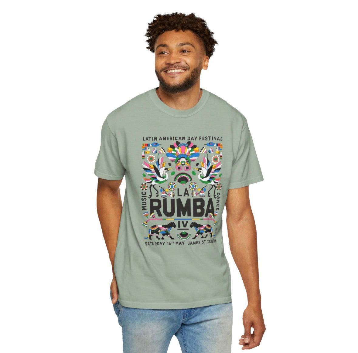 La Rumba Unisex Tshirt Sage