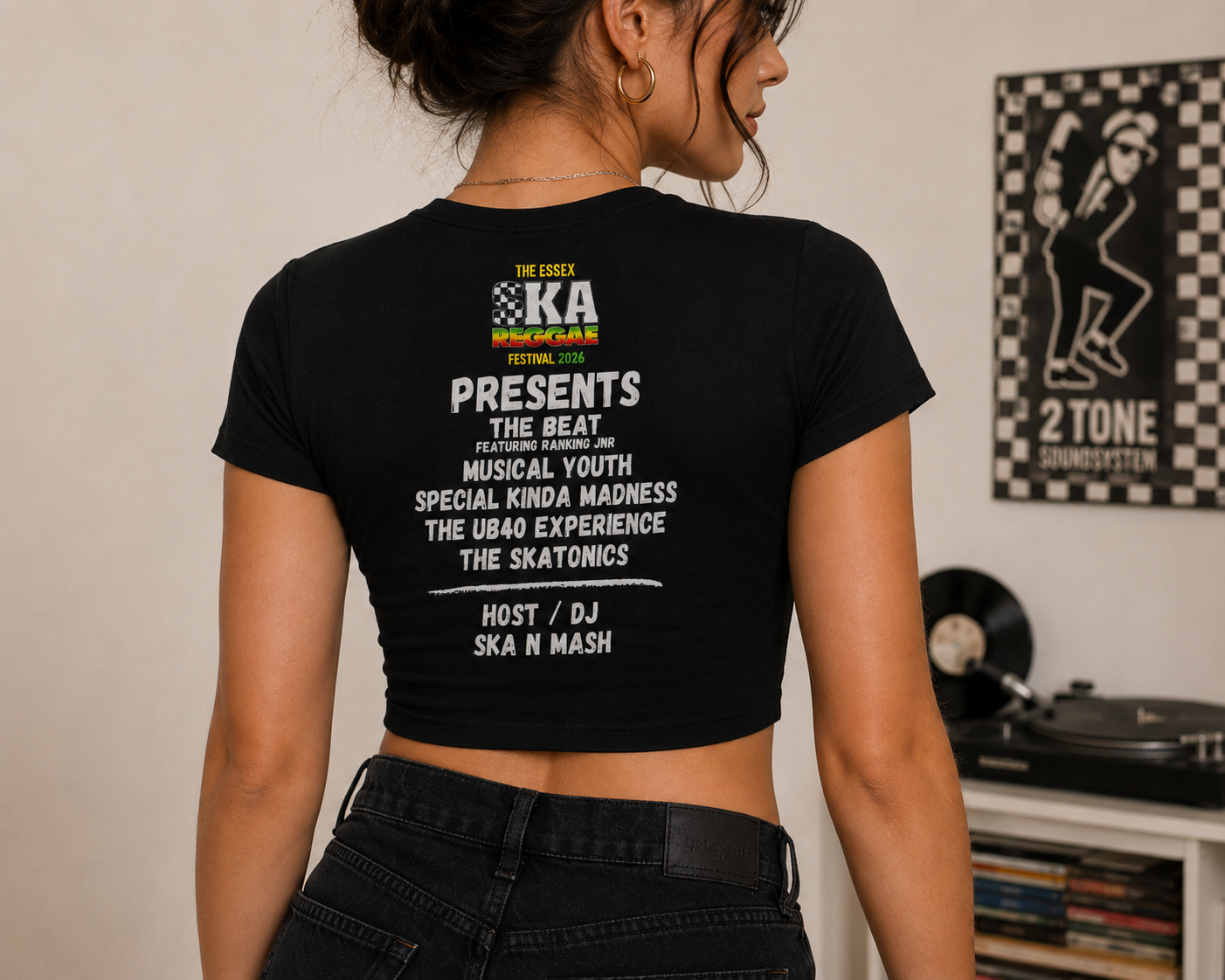 Official SKA Reggae Festival Crop Top