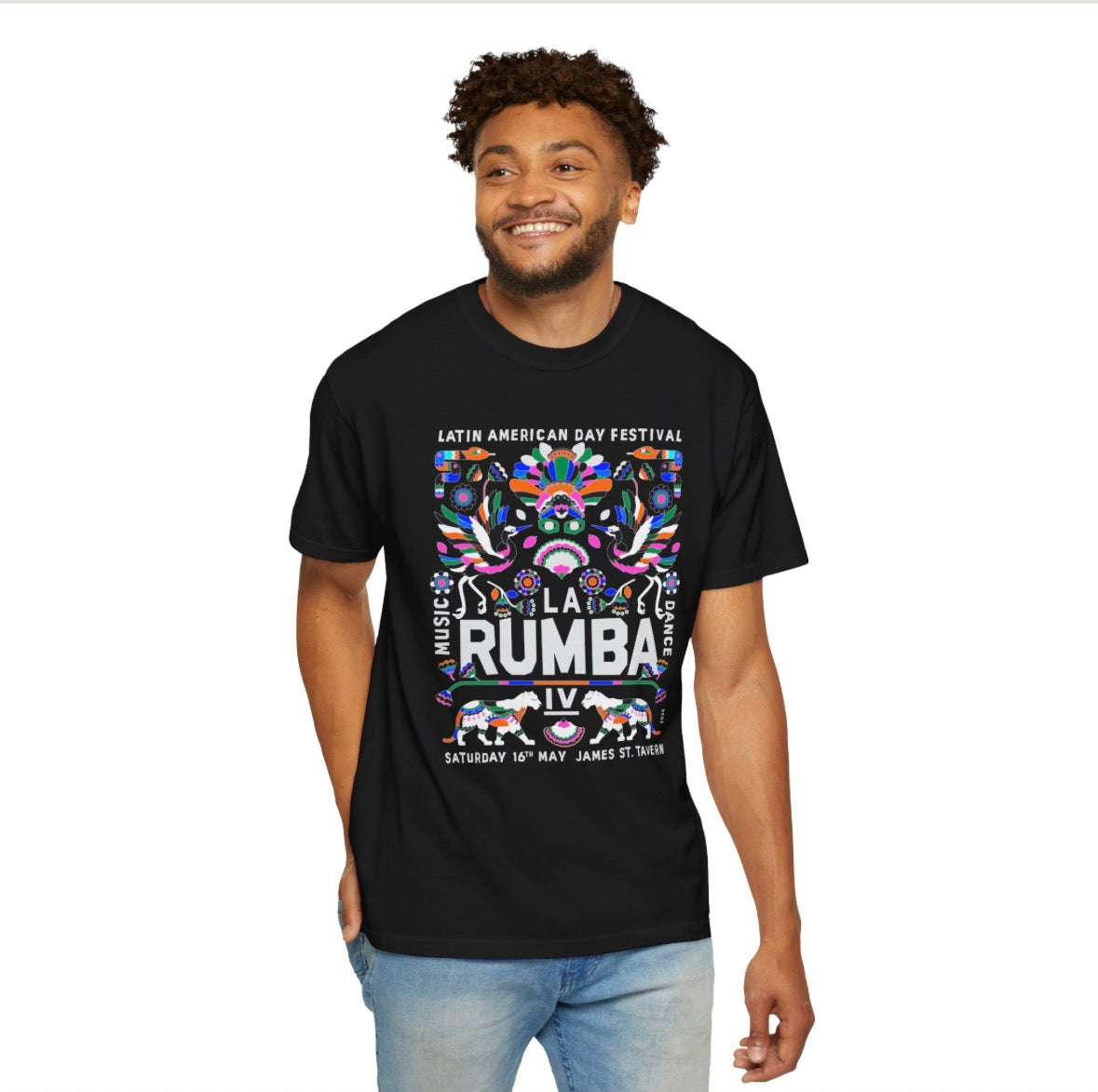 La Rumba Unisex Tshirt Black