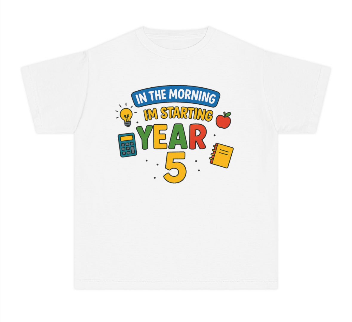 “In the morning I’m starting…” T-shirts!