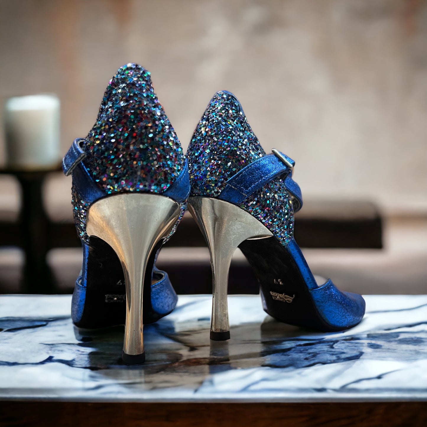 Alya Blue 3.5" Heel