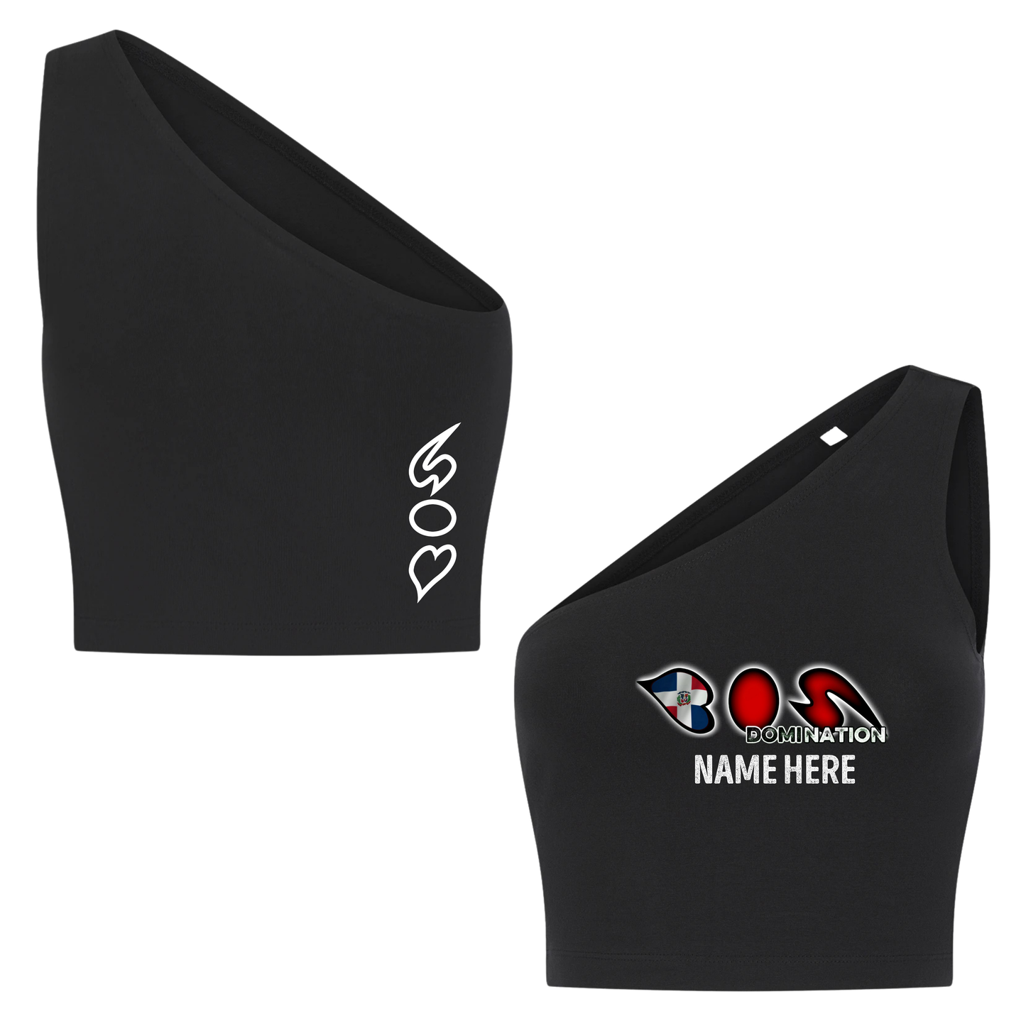 BOS Group One Shoulder Crop